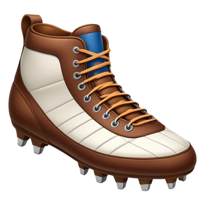 Cinematic Realistic image of a pair of rugby boots, showcasing sturdy leather construction, detailed cleat patterns and textured surfaces, illuminated by vibrant outdoor lighting that captures their athletic purpose sticker