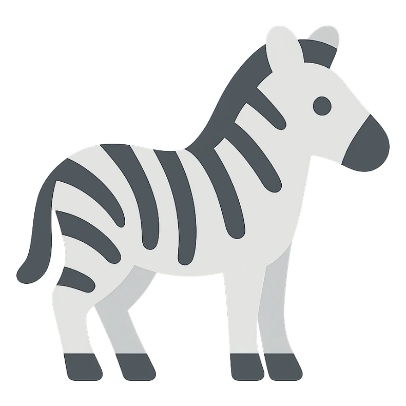 Zebra sticker