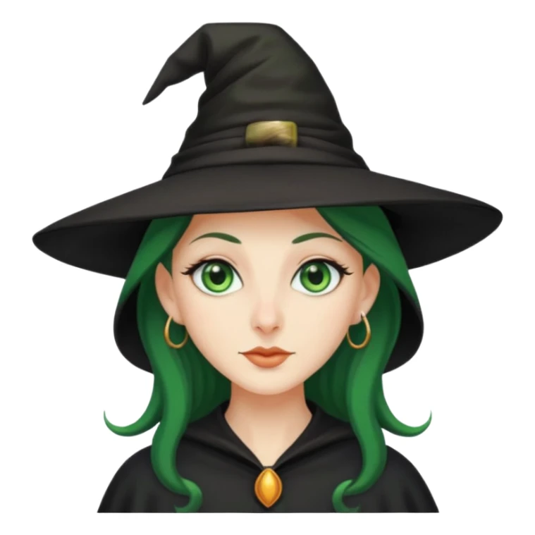 witch with long nose memoji  sticker