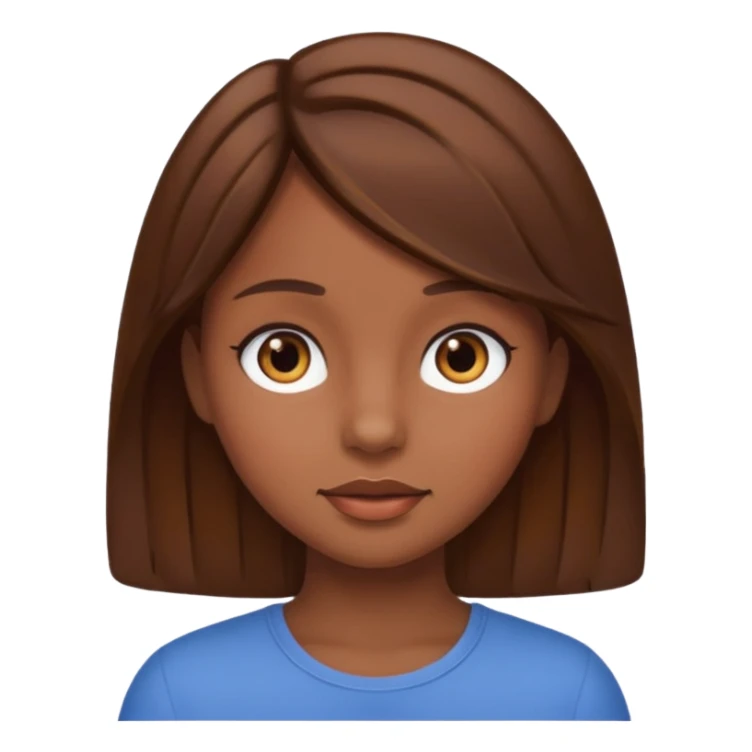 everyday life, food, work, girl, brown hair sticker