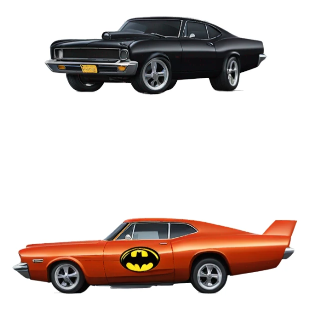 69 Nova Batman’s edition. Scary and fast. shaped like a mustang airplane and like a streamliner train  sticker