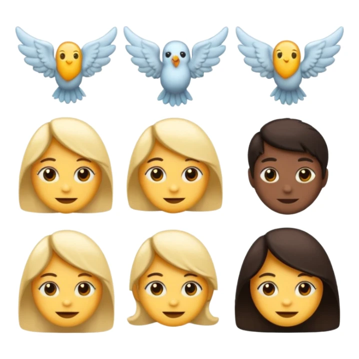 emojis para discord estilo anjo dark diferentes expressões sticker