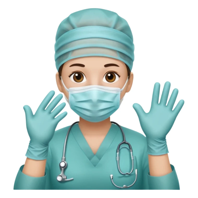 
Cartoon surgeon planning a facelift for Plastic and Reconstructive Surgery sticker