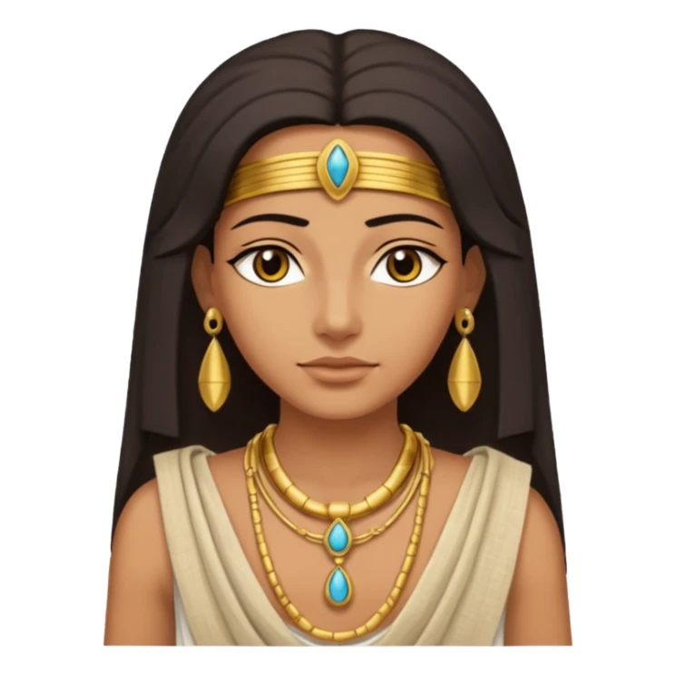 una ciudadana del antiguo egipto sticker