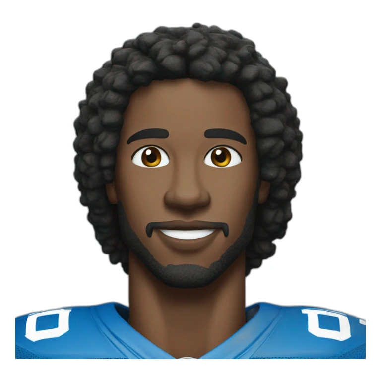 Detroit Lions football player sticker
