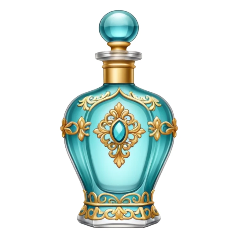 bottle of perfume exquisite large takes all the space sticker