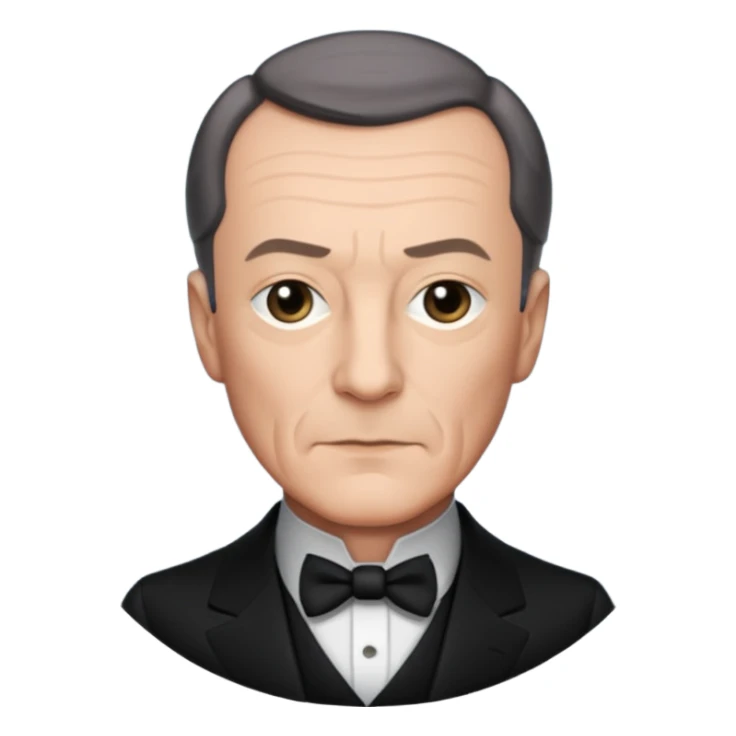 alfred from batman as a digiatal assitant like jarvis sticker