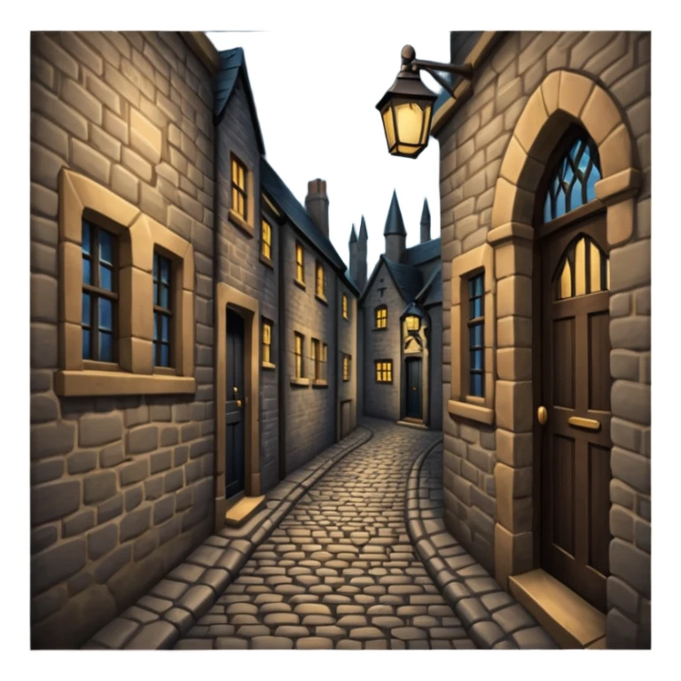 Knockturn alley harry potter style sticker