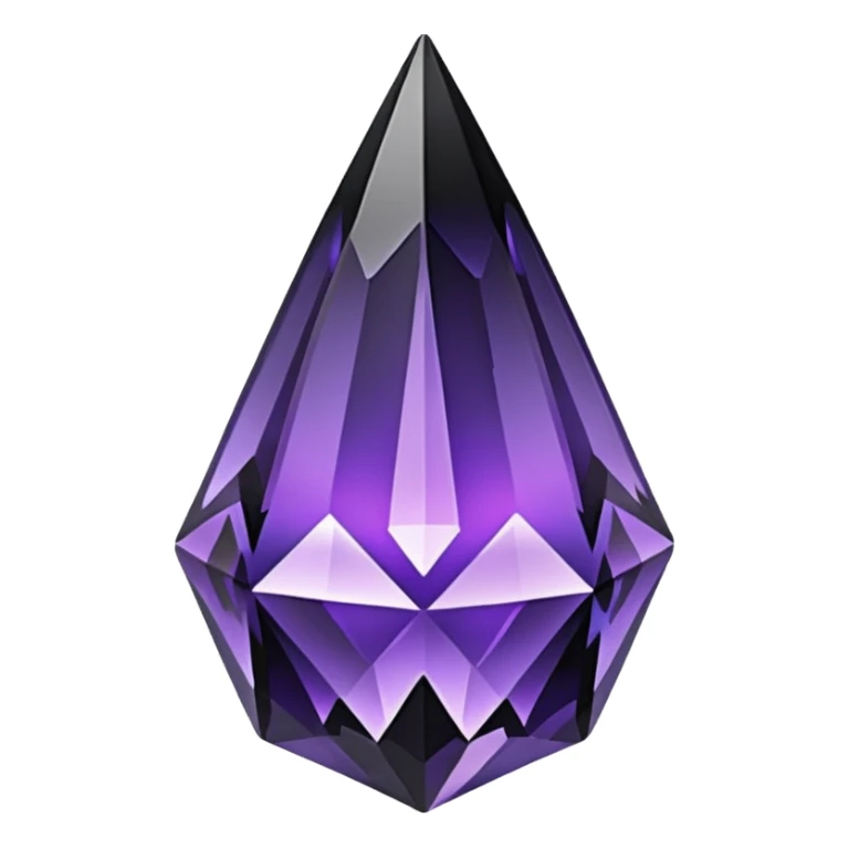 Purplish/black Skyshard crystal sticker