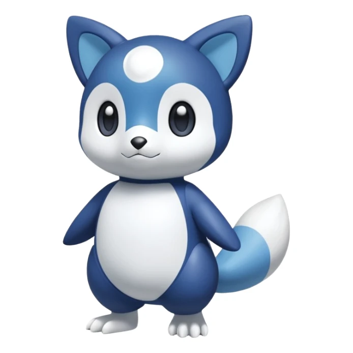 Shiny Piplup-Oshawott-Meowstic-Hybrid (Full body) sticker