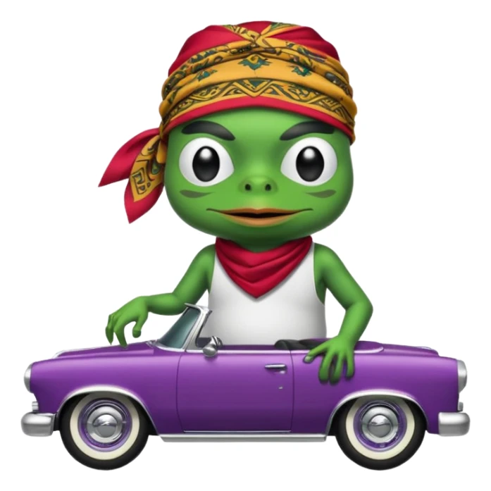 mach mir pepe emotes für twitch im chicano style sticker