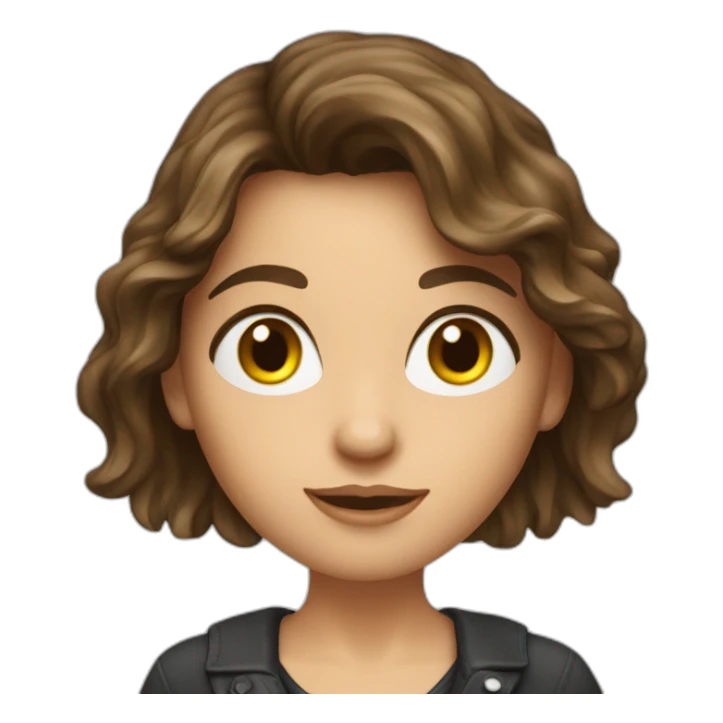 brunette,-hazel-eyed,-with-beautiful-hair, -raining-money sticker