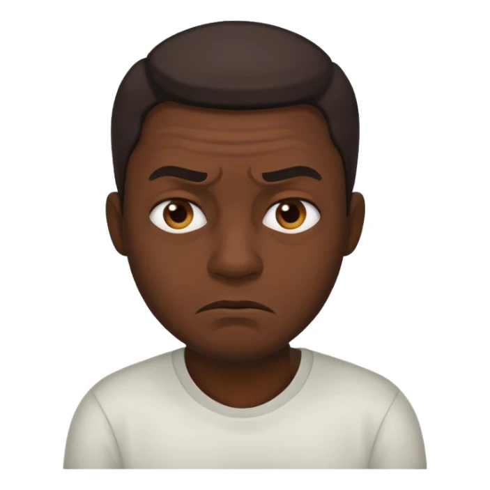 Quero que esse emoji tenha a expressão de nojo 🙎🏾‍♂️ sticker