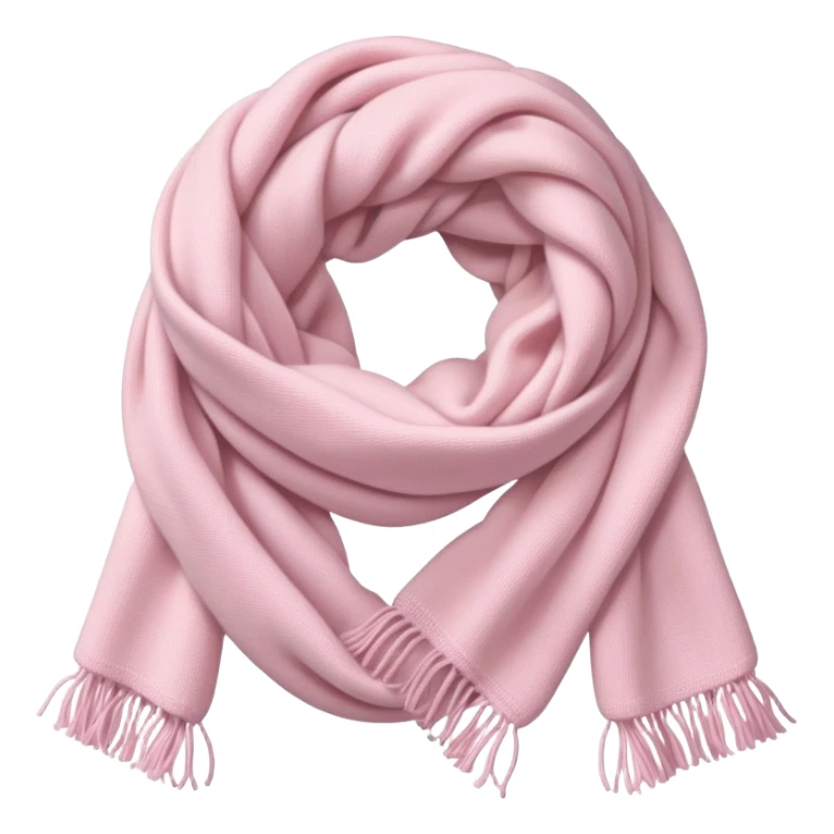 Light pink winter cozy, pretty aesthetic sticker