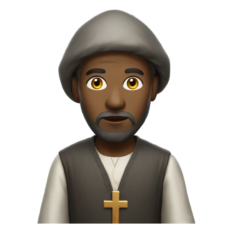 religious pilgrim light photorealistic serious sticker