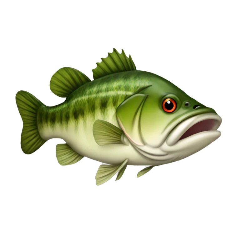 fat fat fat largemouth bass sticker