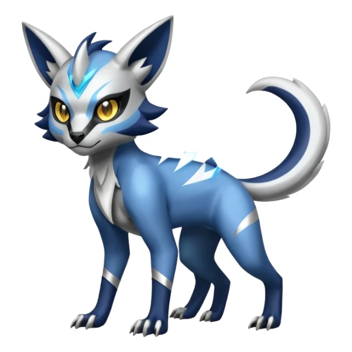 Genet-Absol-Zeraora-Primagen-fusion-creature  sticker