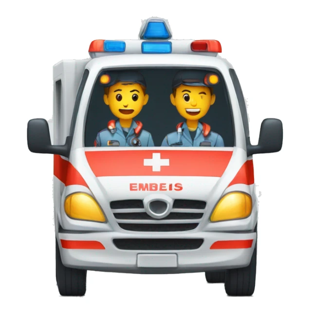 Enfermero de emergencias de ambulancia sticker
