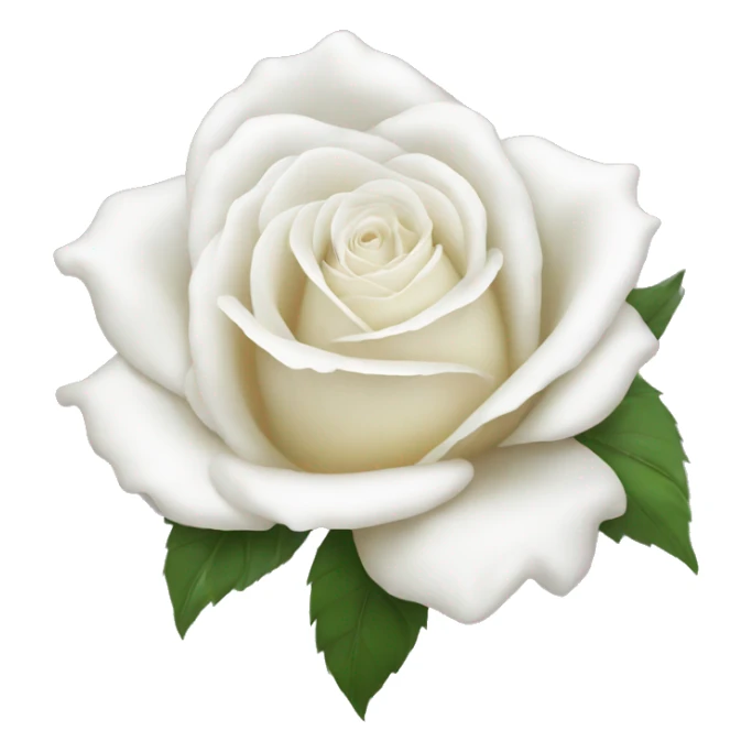 White rose sticker