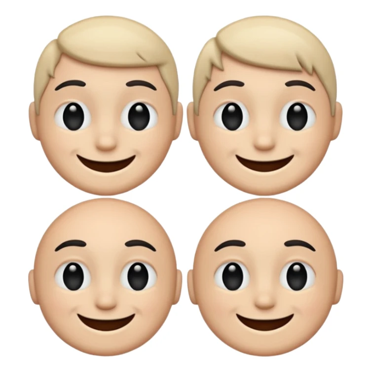 A smile face one side black on left on right white in the middle  sticker