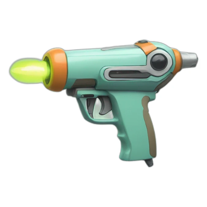 A portal gun from Rick and Morty sticker