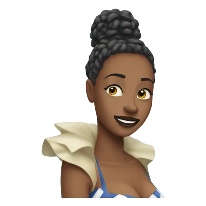 Glenda for wicked in a pool sticker