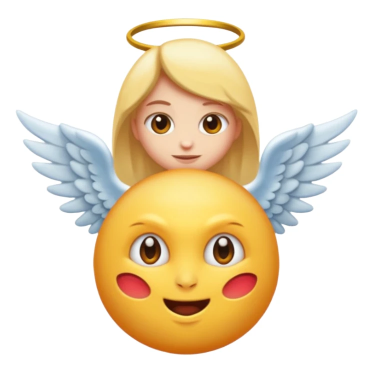 Créé un emojis d'un Ange et Demon s'entrelacent sticker