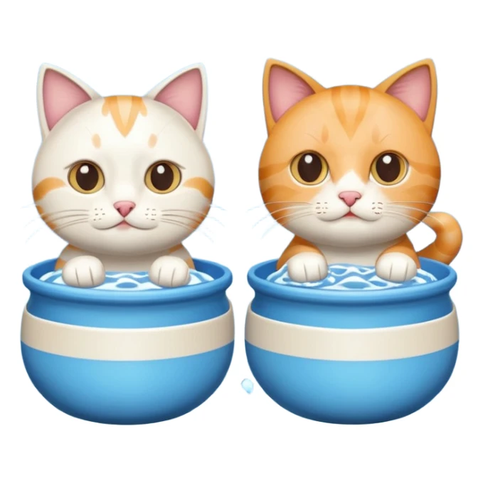 Cat Food and Water sticker