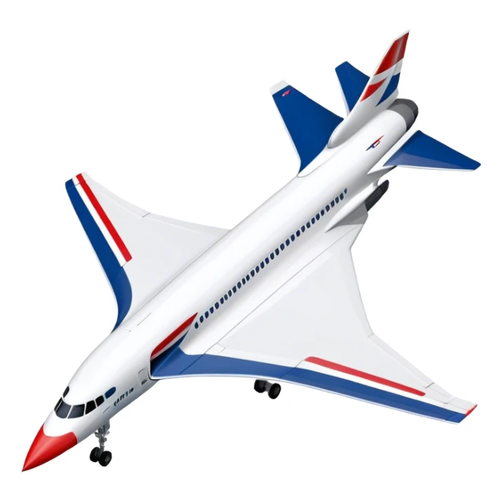 Concorde - British Airways (Model Year: 2020) (Iconic colour: White with blue and red) sticker