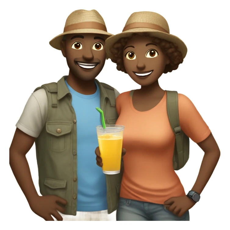 Patti and Mike in Portugal  sticker