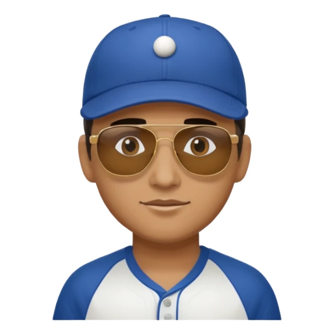 Un moreno con gloc y una gorra sticker