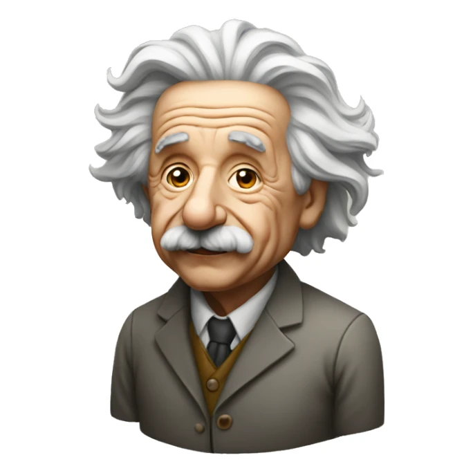 painter albert einstein sticker