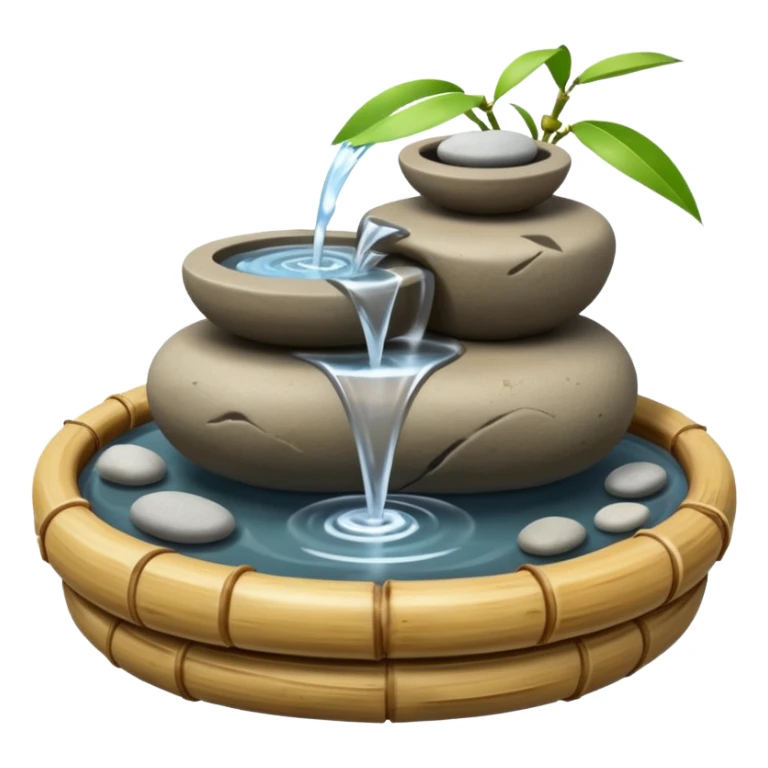 Mini zen fountain  sticker