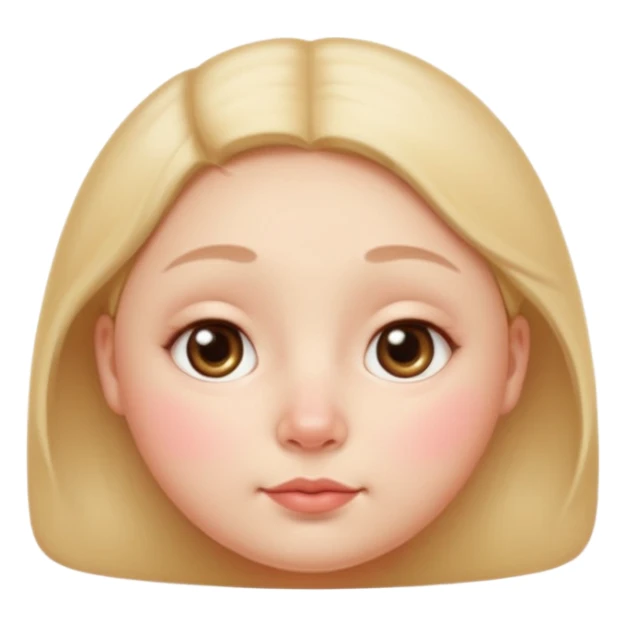 Short, rounded face

Puffy cheeks, high facial fat retention

Large, round or slightly drooped eyes

Small button nose

Soft, gentle aura sticker