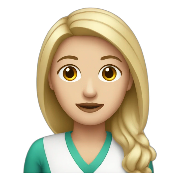 white girl therapist sticker