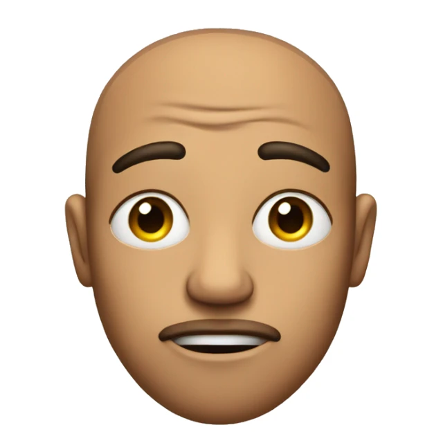 side eye emoji with no smile just a straight face  sticker