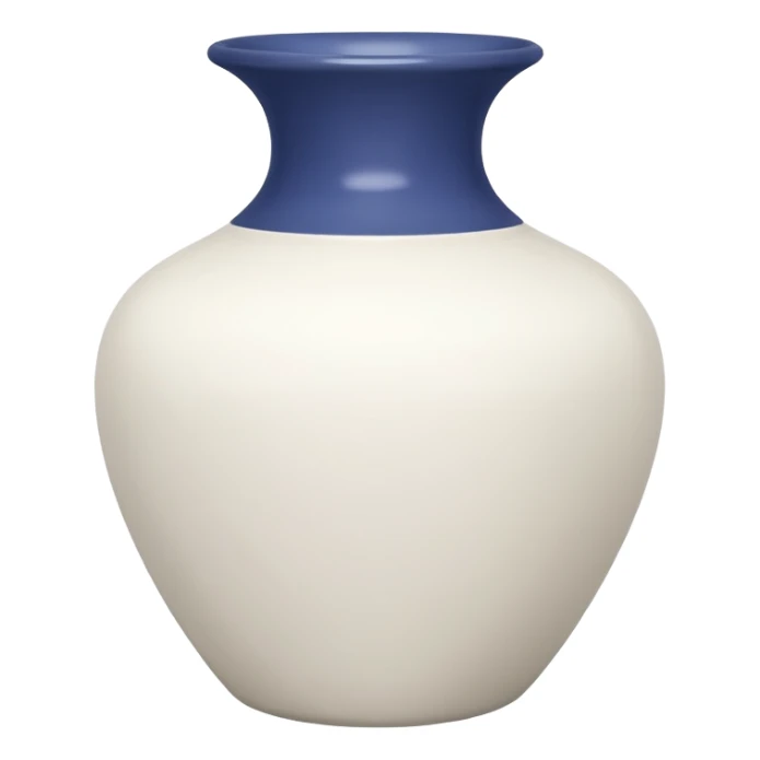 vaso branco sem flores sticker