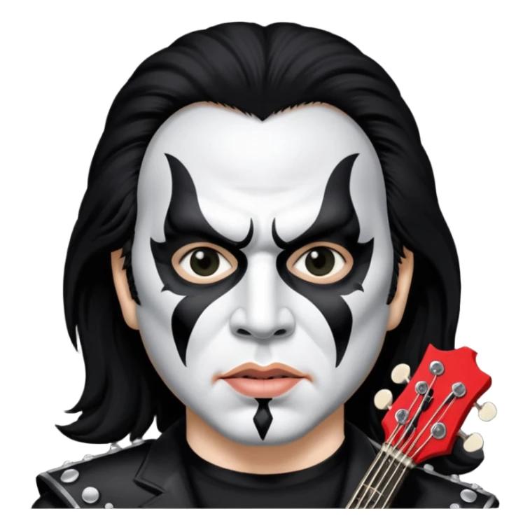 Gene Simmons bajista de Kiss sticker