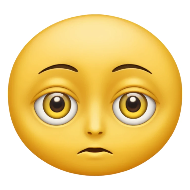 Make the face just the typical yellow circle, and really exaggerate the eyes bulging sticker