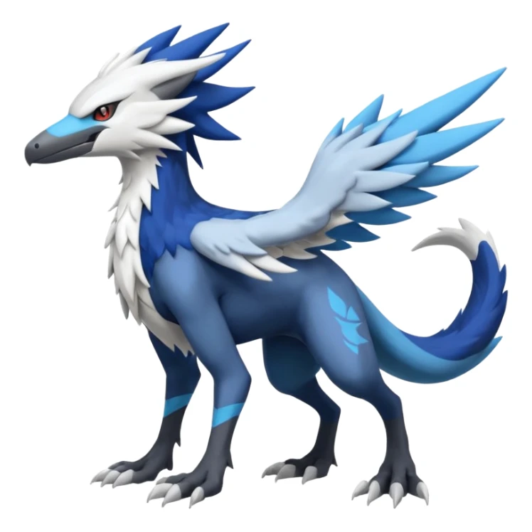 Nargacuga-Sergal-Silvally-Latios-fusion, full body  sticker