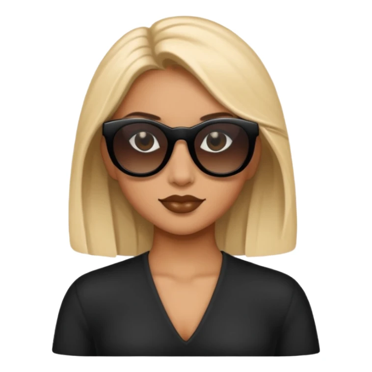 sabrina wear black sun glasses sticker