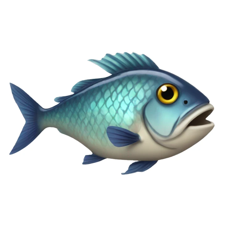 anti-social fish that plays football sticker