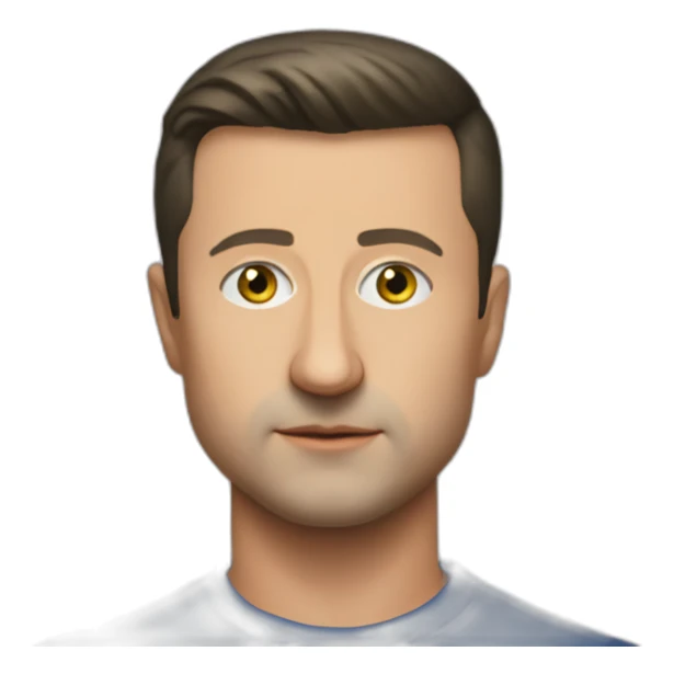 Volodymyr Zelenskyy mugshot sticker