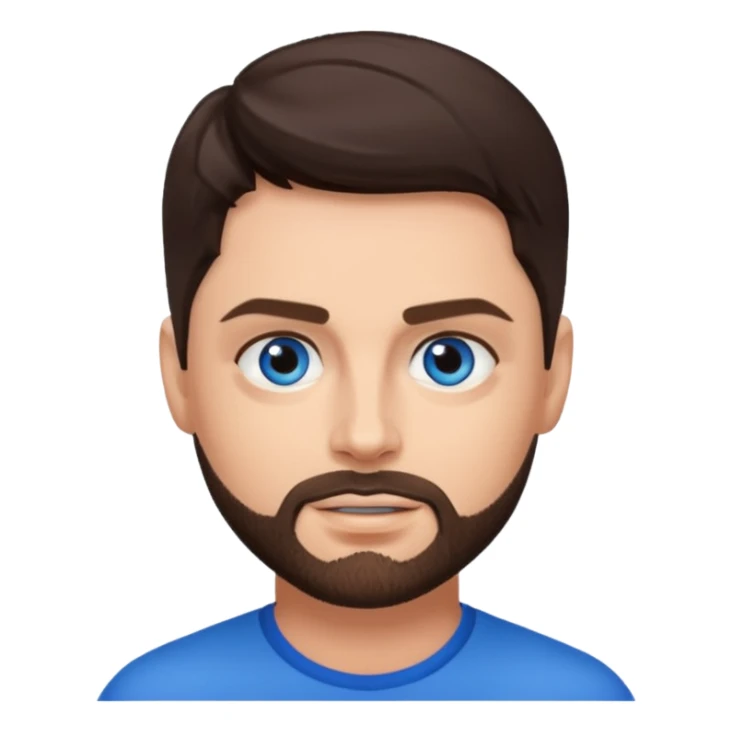 Keith Duffy with blue eyes, dark brown hair  sticker