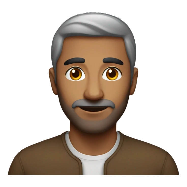 a brown middle east man aged about 30 years  sticker