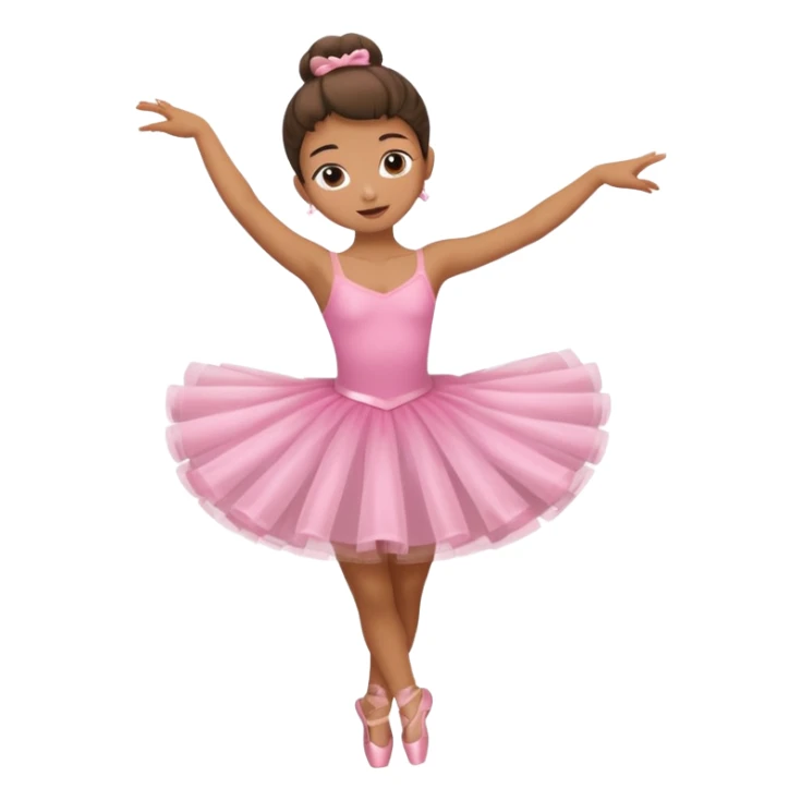Bailarina rosada pero no de valet sino de bailes sticker