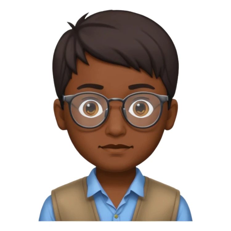 Friki indian boy sticker