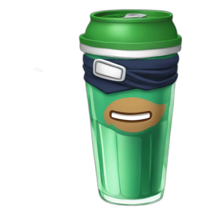 Kakashi drink soda sticker