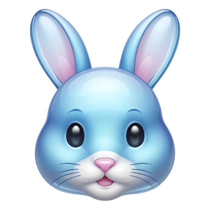 crystal bunny sticker