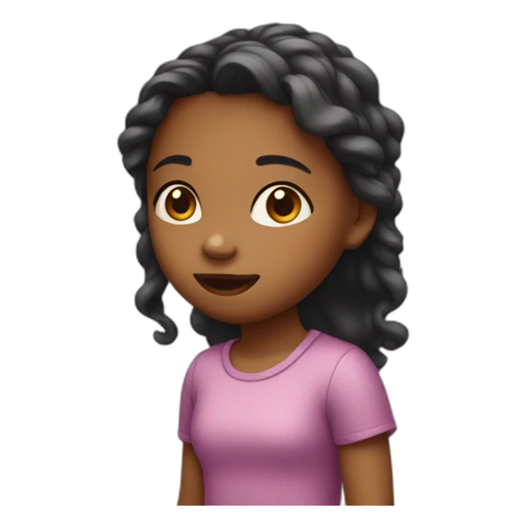 Little girl who sings sticker